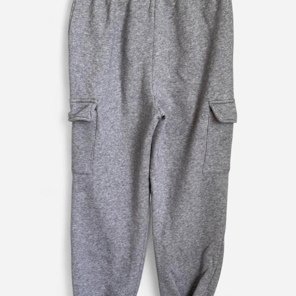 Gap Kids Heather Gray Cargo Sweatpants (Size 14) - Picture 2 of 4